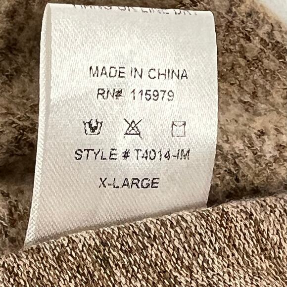 Skonhet Long Sleeve Open Front Cardigan Brown Woemns XL Embroidered Lightweight - Picture 10 of 10